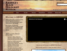 Tablet Screenshot of abhmuseum.org